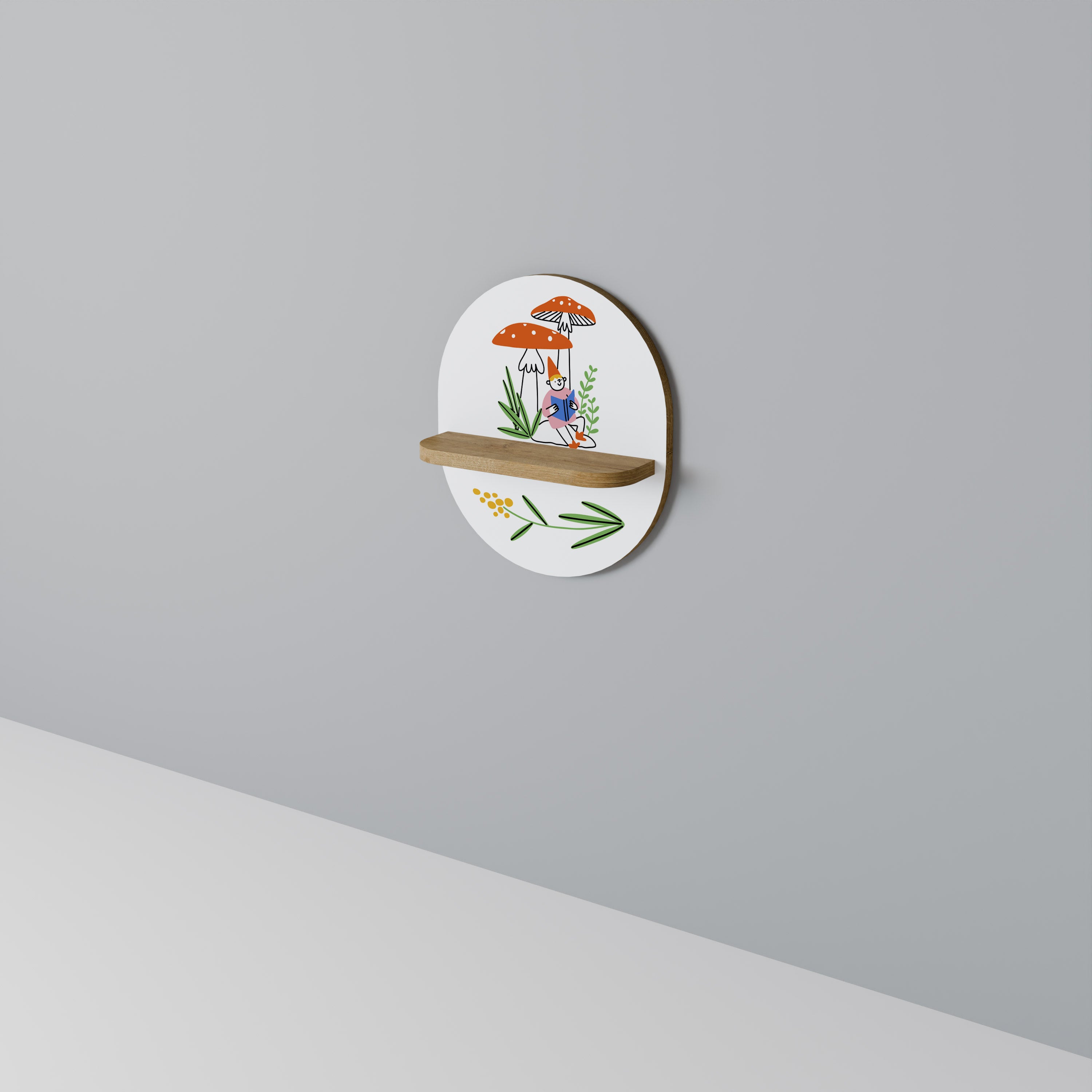 GARDEN GNOMES Art Shelf