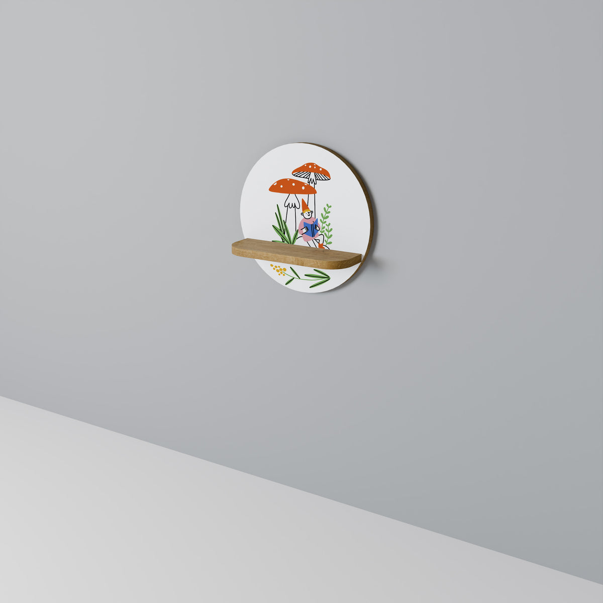 GARDEN GNOMES Designová police