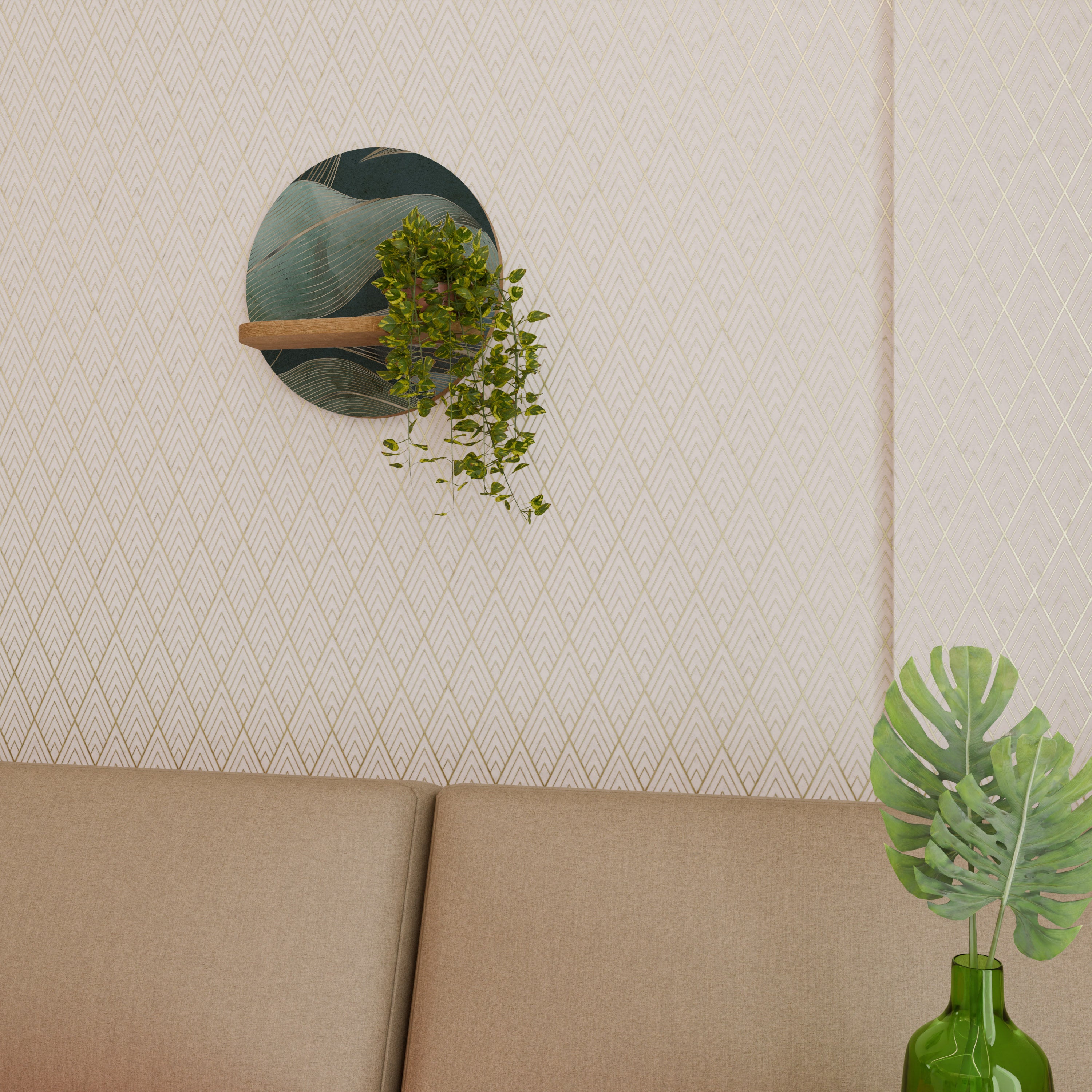 ROYAL GREEN Designová police