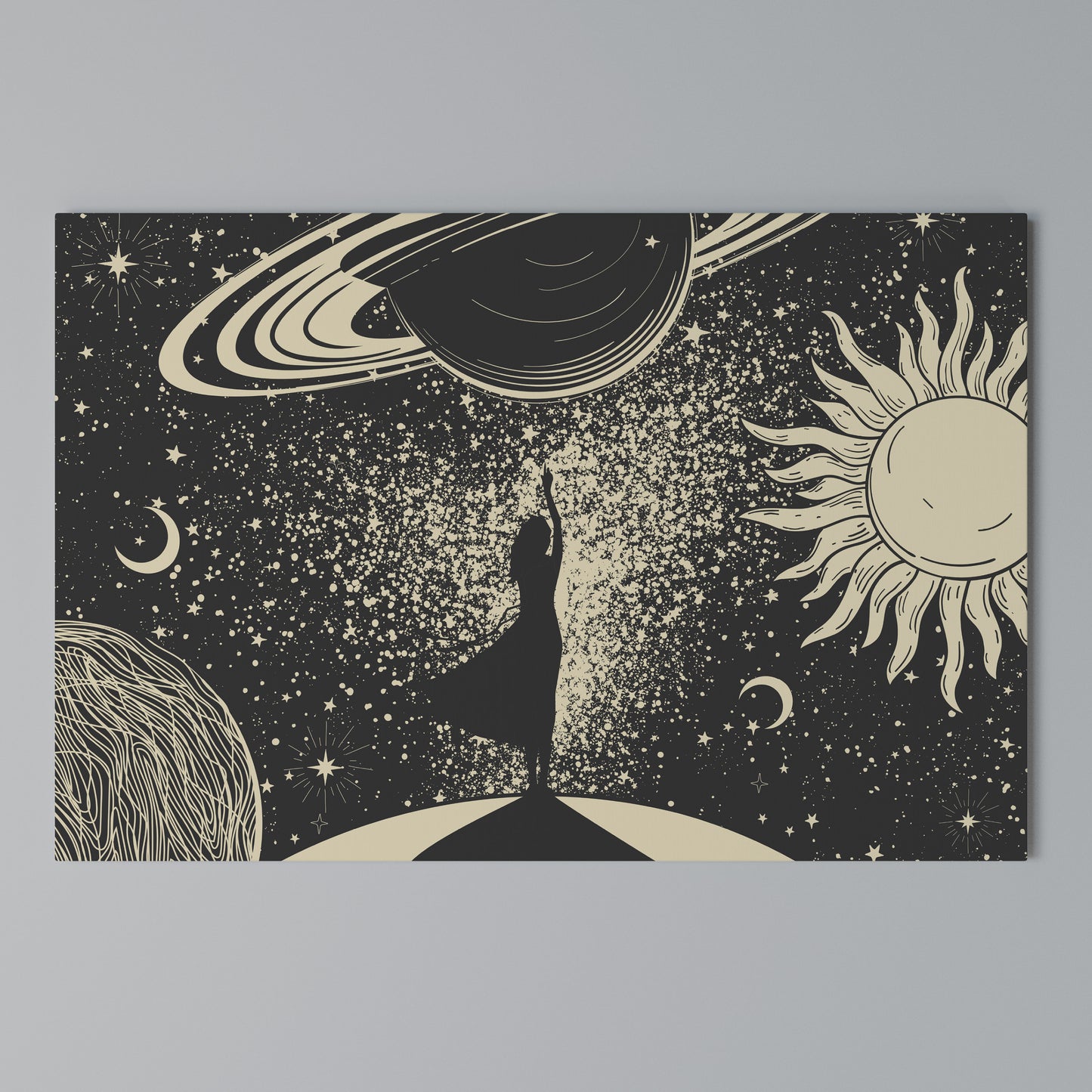 MYSTIC UNIVERSE Horizontal Canvas Print