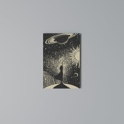MYSTIC UNIVERSE Vertical Canvas Print