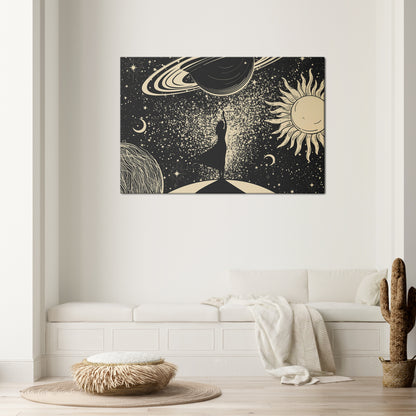 MYSTIC UNIVERSE Horizontal Canvas Print