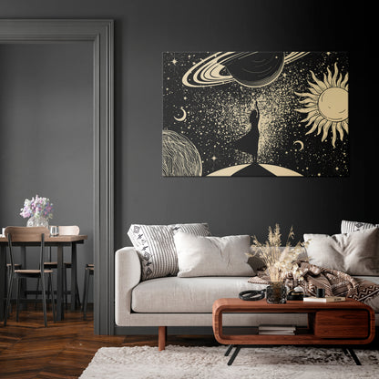 MYSTIC UNIVERSE Horizontal Canvas Print