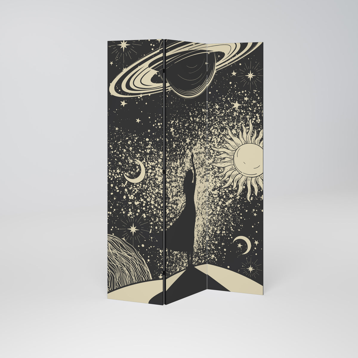 MYSTIC UNIVERSE 3dílný paraván