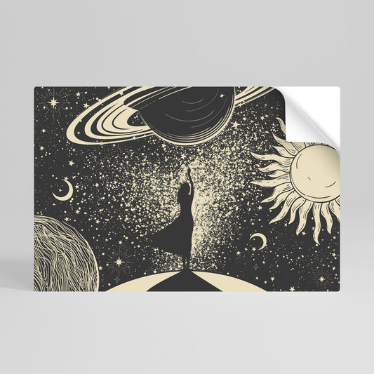 MYSTIC UNIVERSE Vodorovný samolepicí plakát