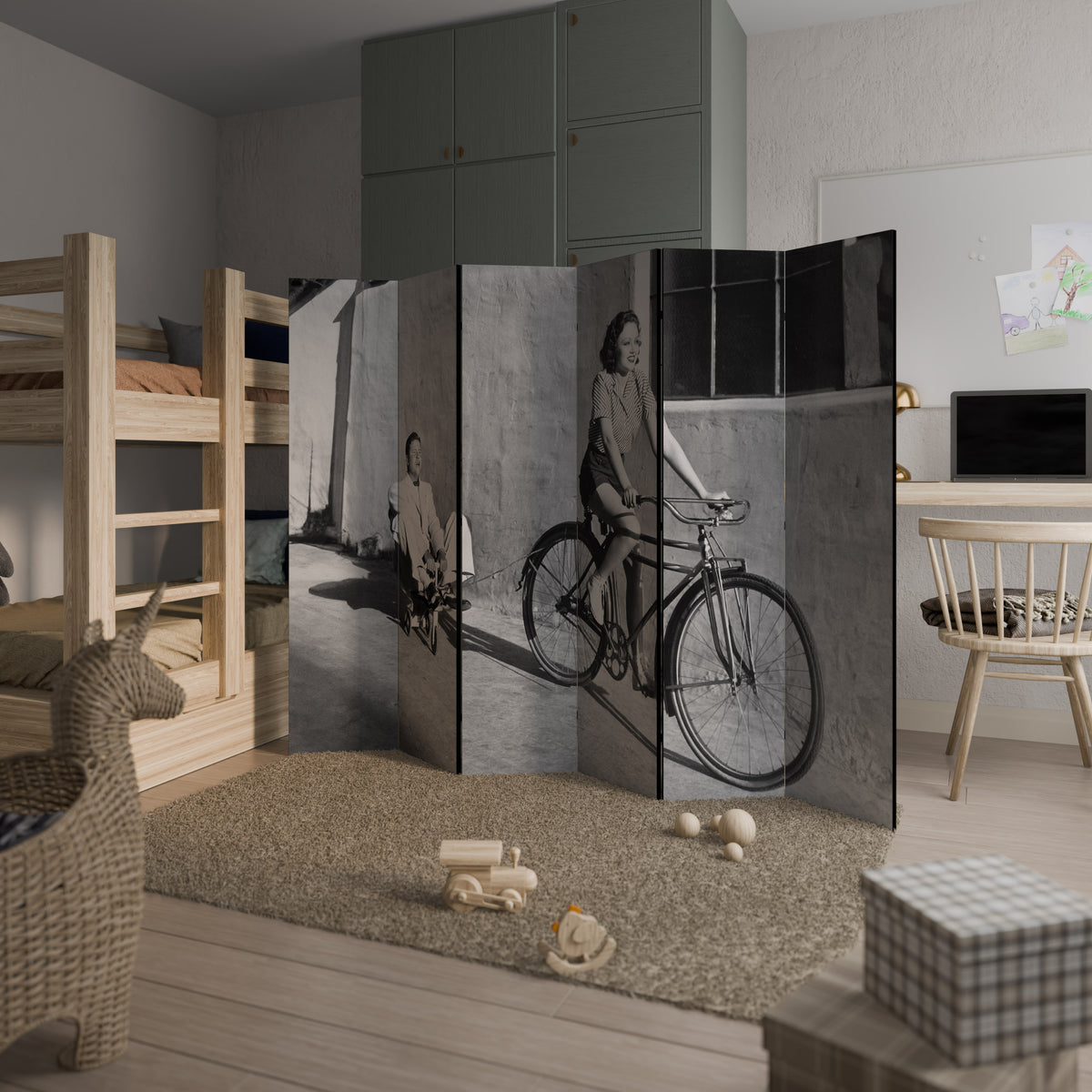 HAPPY JOURNEY 6dílný paraván