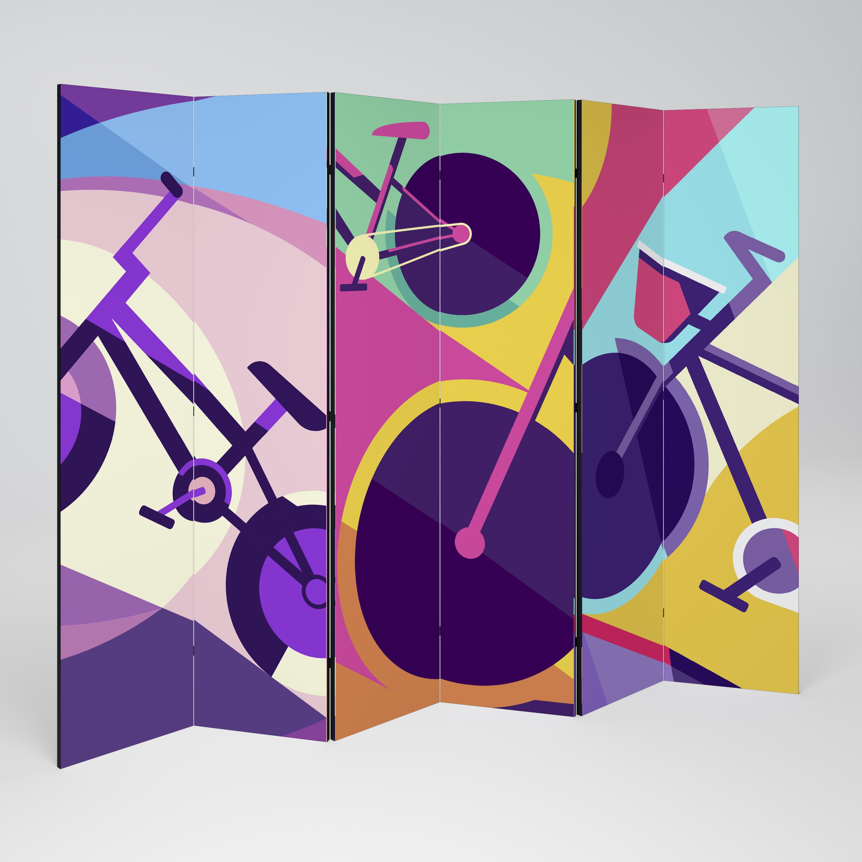 BIKE DREAMS 6dílný paraván