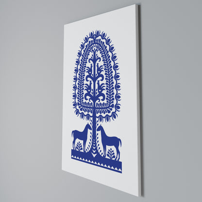 POLISH FOLK ART Vertical Canvas Print