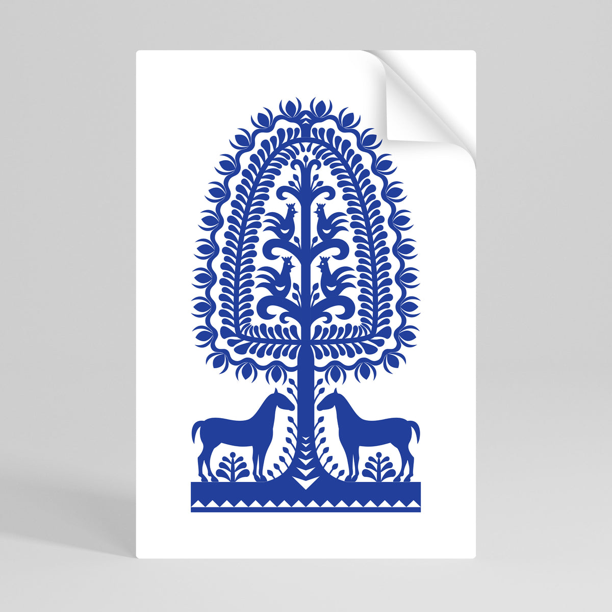 POLISH FOLK ART Svislý samolepicí plakát