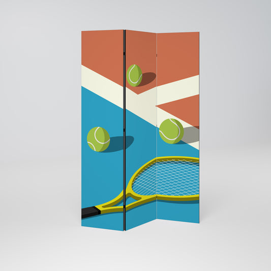 TENNIS ESSENTIALS 3dílný paraván