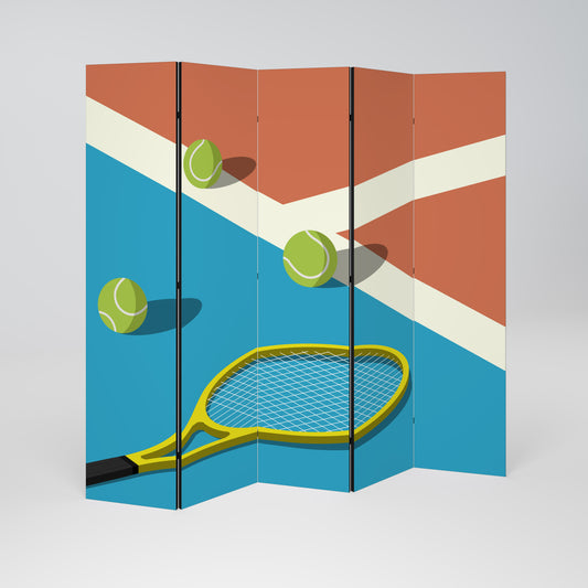 TENNIS ESSENTIALS 5dílný paraván