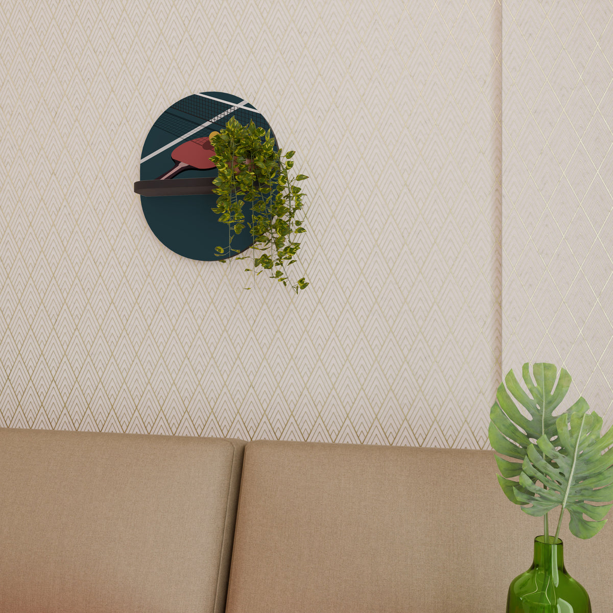 PING- PONG GAME Designová police