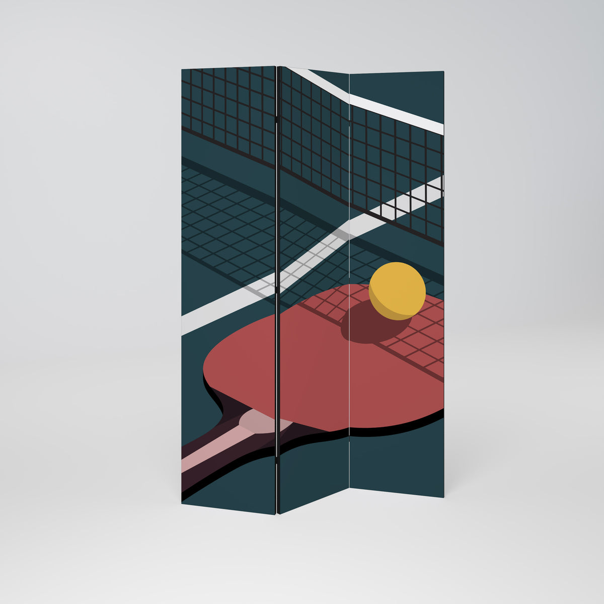 PING- PONG GAME 3dílný paraván