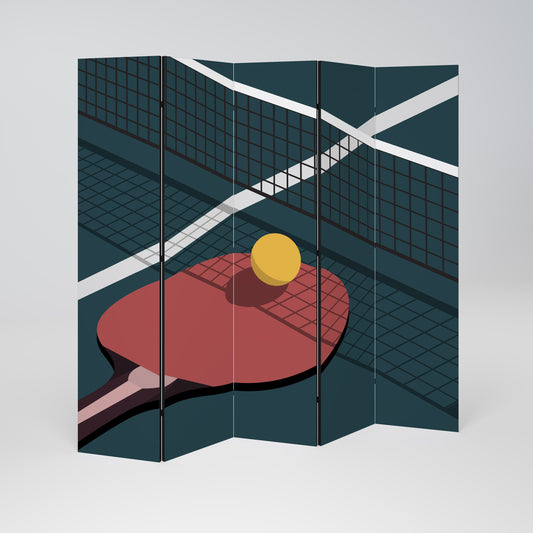PING- PONG GAME 5dílný paraván