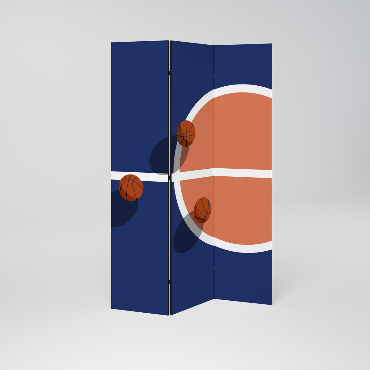 BASKETBALL CHALLENGE 3dílný paraván
