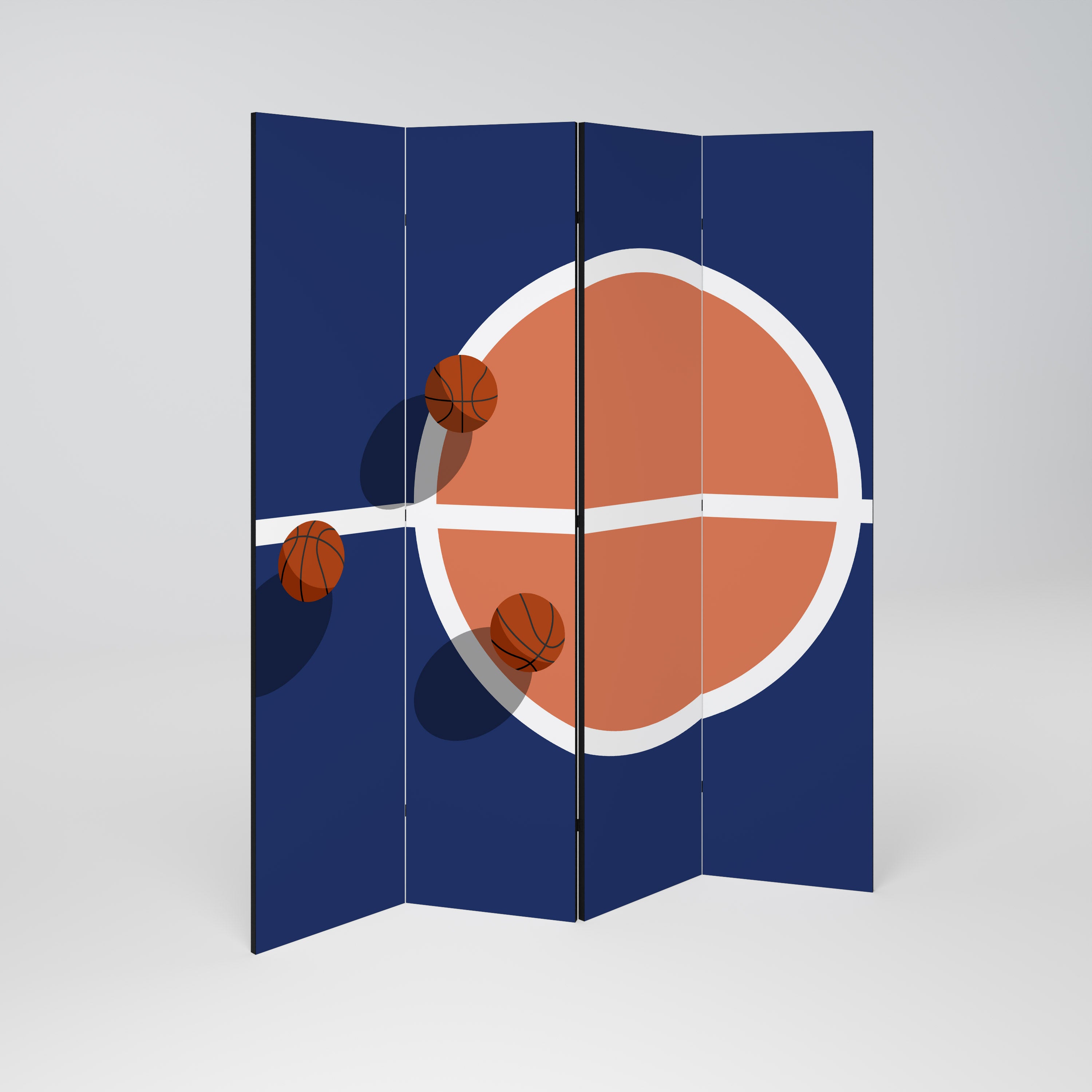BASKETBALL CHALLENGE 4dílný paraván