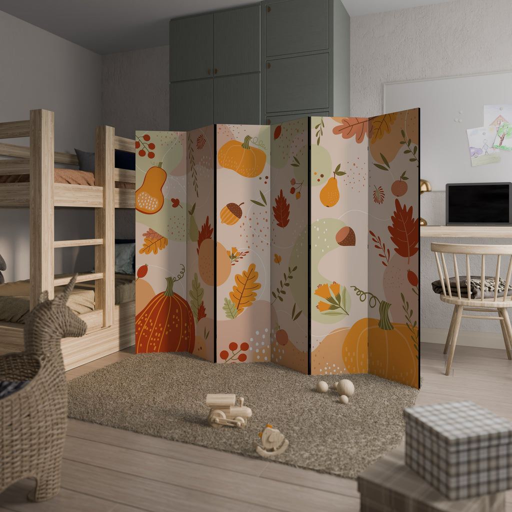 HELLO AUTUMN 6-Panel Room Divider