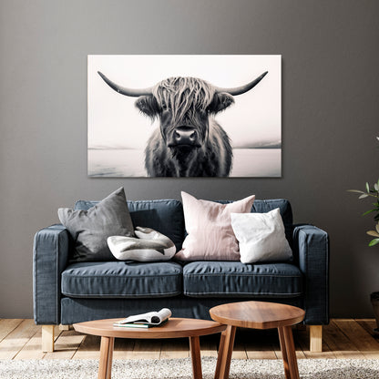 GENTLE GIANT STARE Horizontal Canvas Print