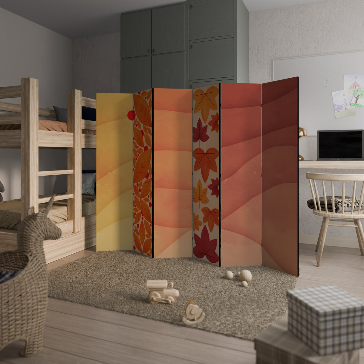 VIBRANT FALL FOLIAGE 6dílný paraván