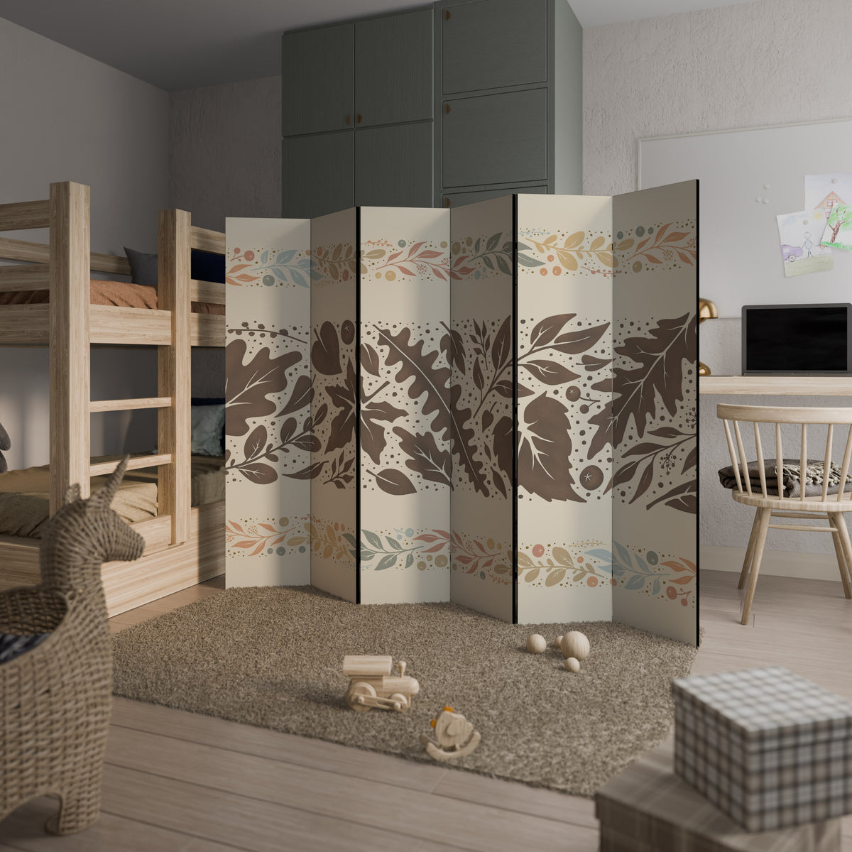 FOLIAGE ROWS 6dílný paraván