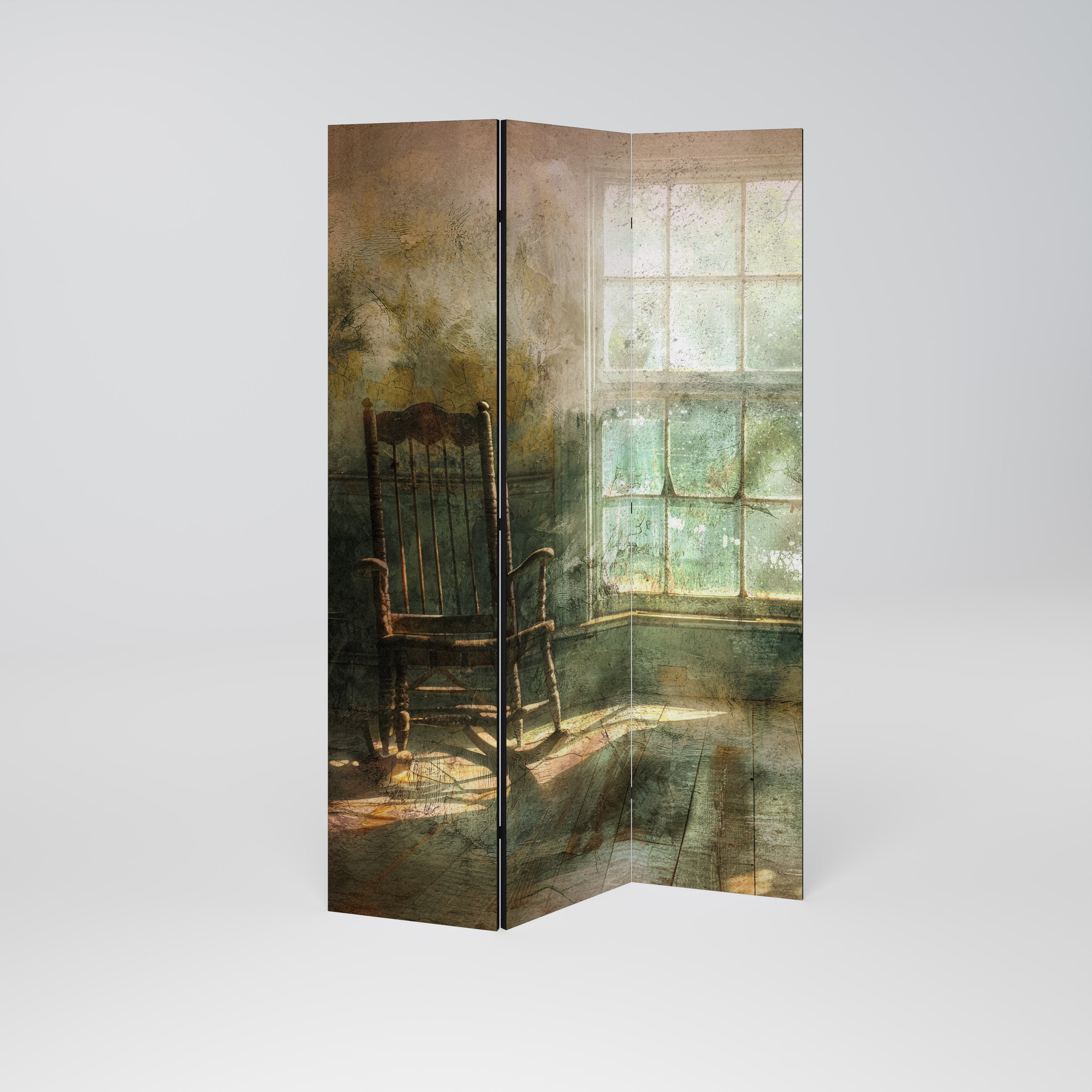 SUNLIT STILLNESS 3dílný paraván