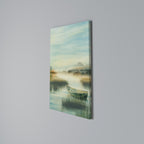 MORNING BY THE LAKE Vertical Canvas Print