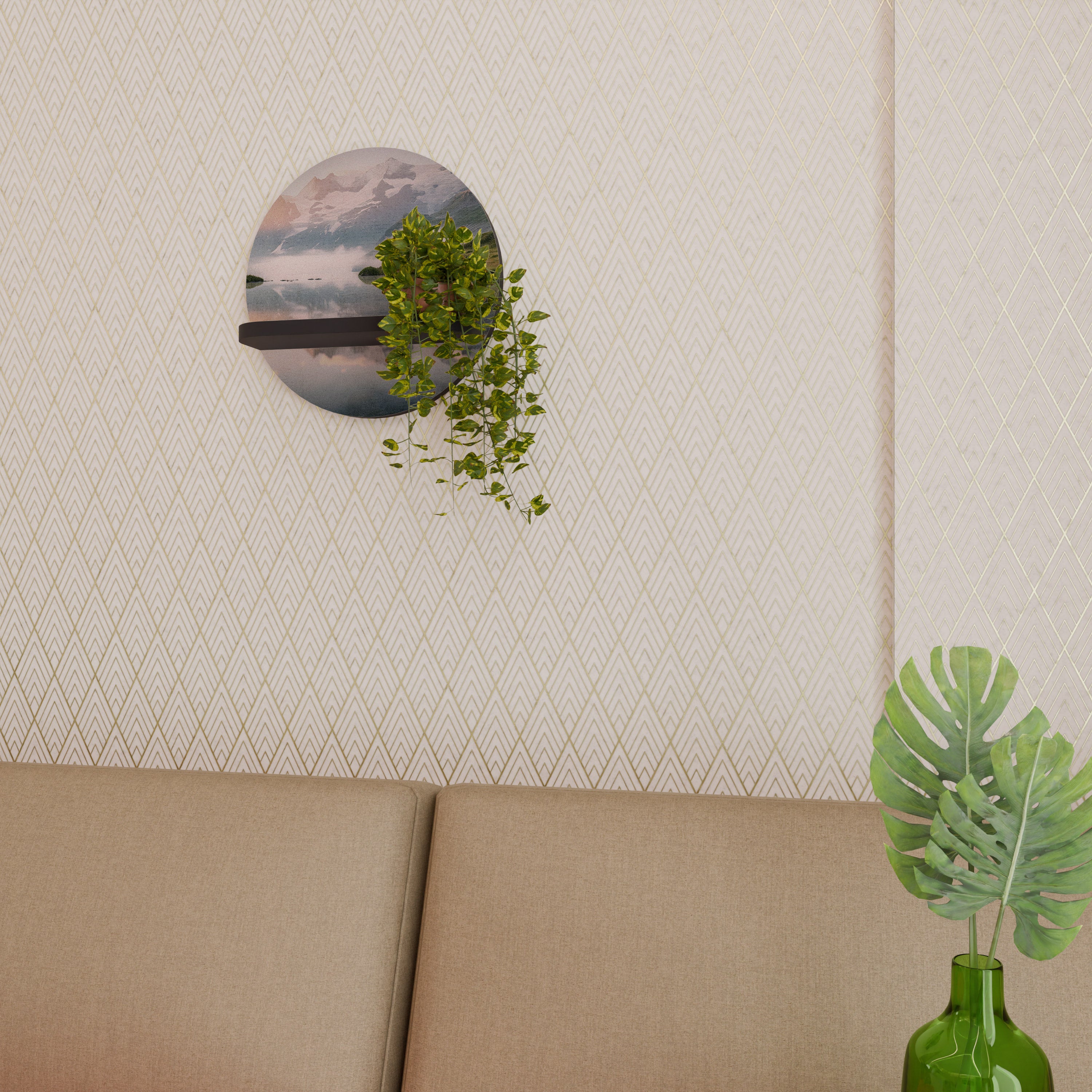 FOGGY HORIZON Designová police