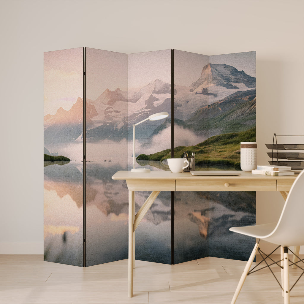 FOGGY HORIZON 5-Panel Room Divider