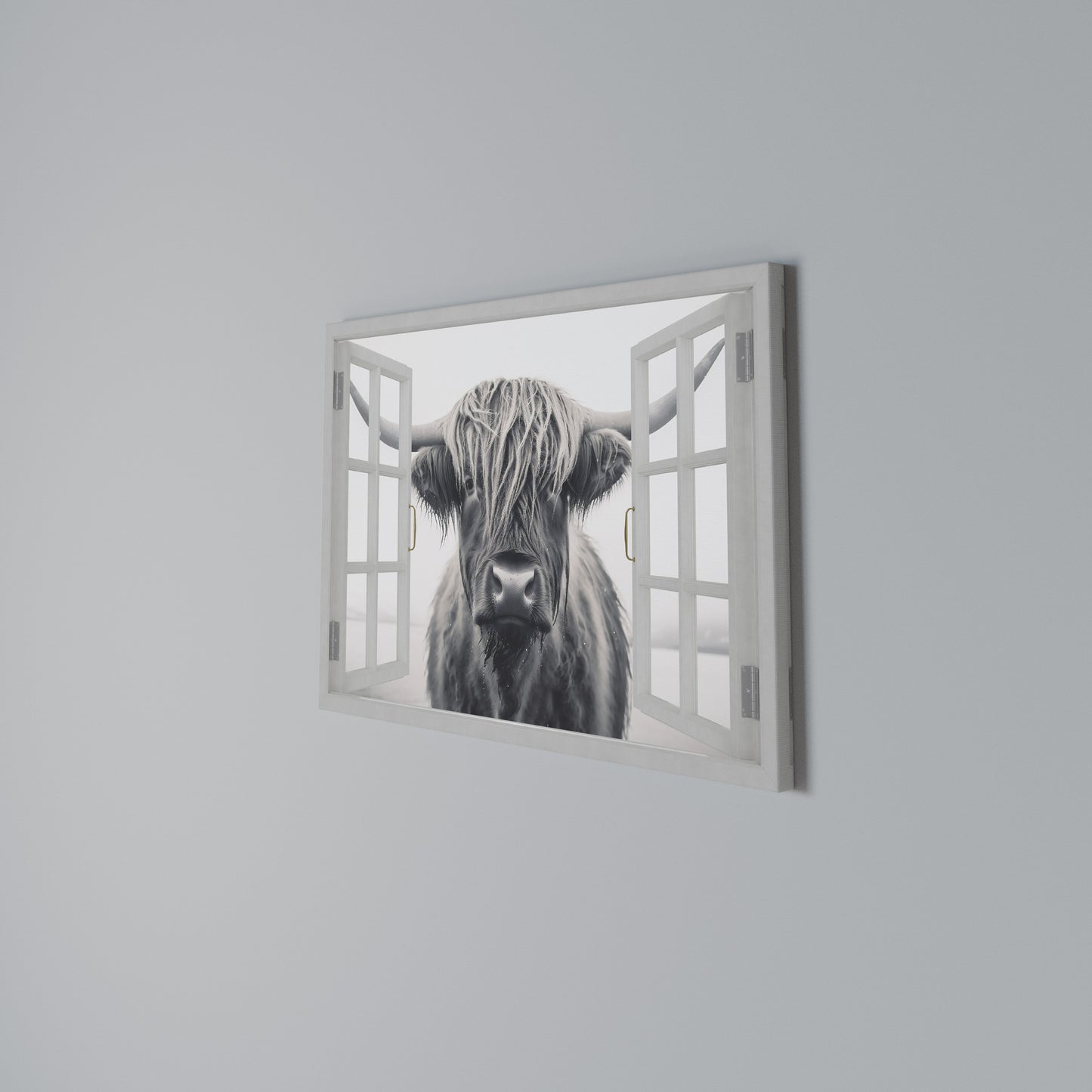 WILDLY WINDOWED VIEWS Horizontal Canvas Print