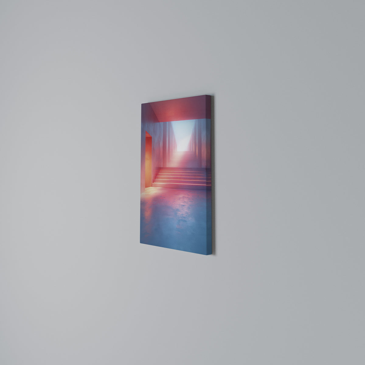 BRIGHT DIRECTION Vertical Canvas Print