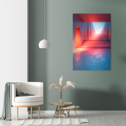 BRIGHT DIRECTION Vertical Canvas Print