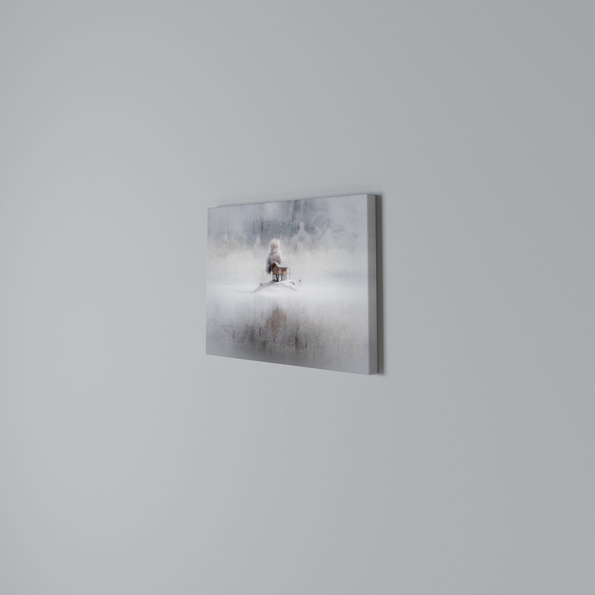 SILENT CABIN Horizontal Canvas Print