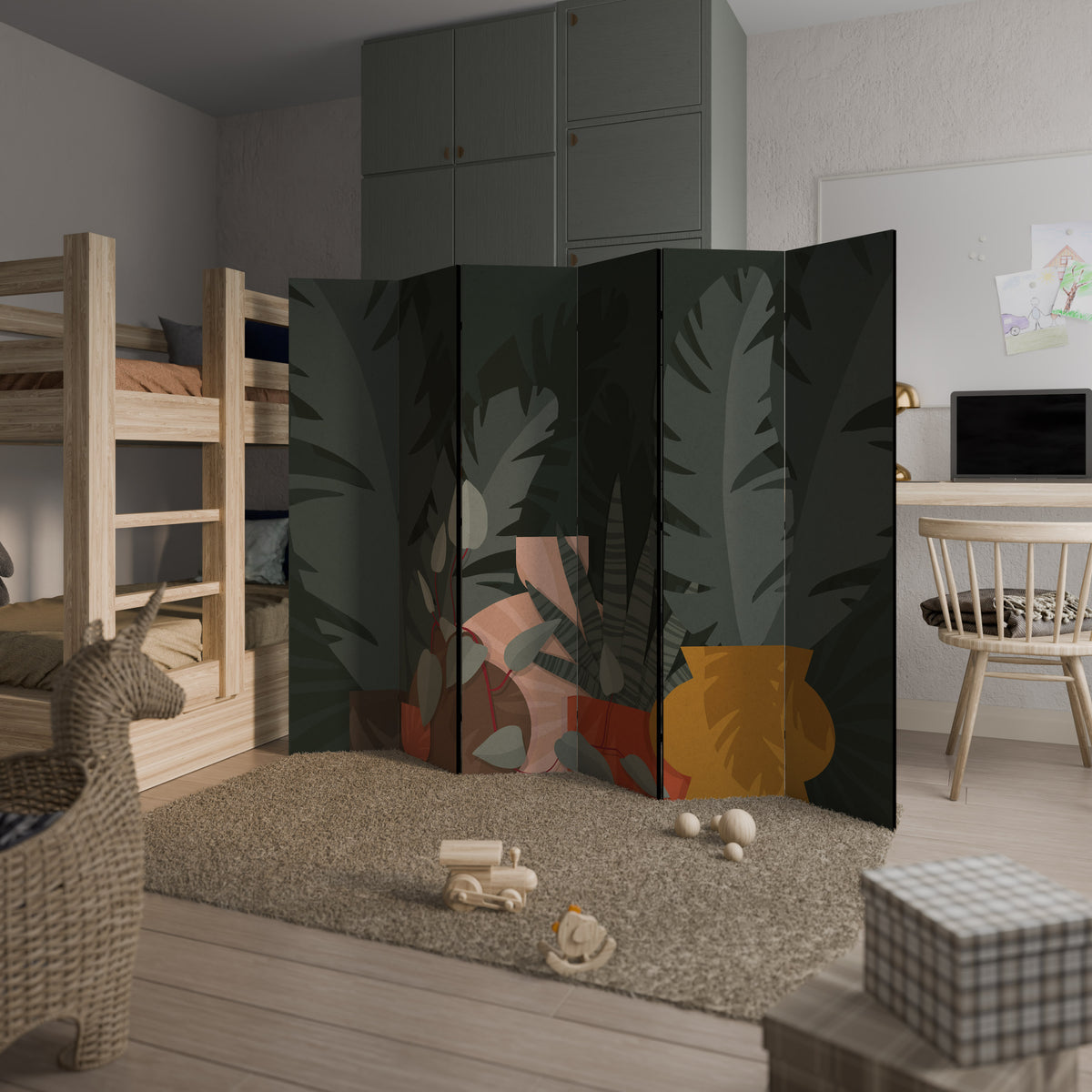 TROPICAL COMPOSITION 6dílný paraván