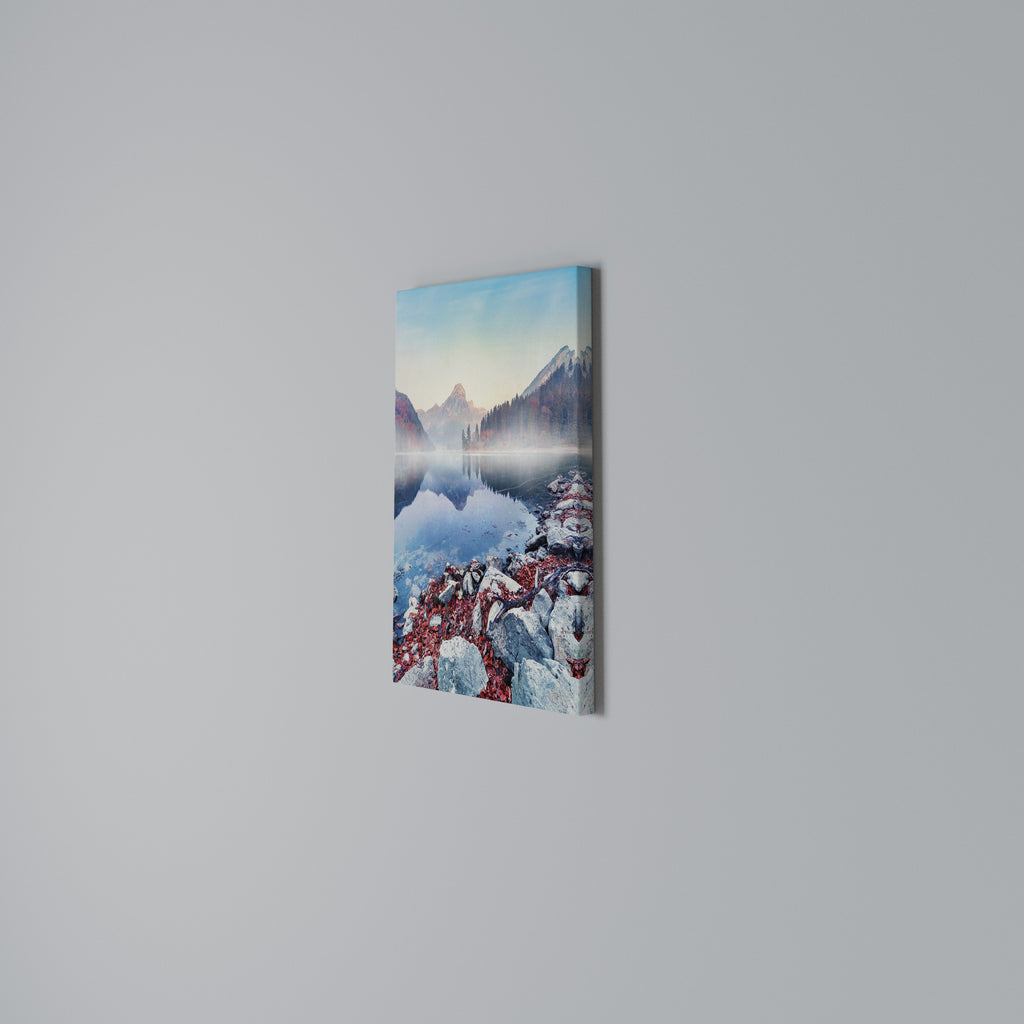 TRANQUIL WATERSCAPE Vertical Canvas Print