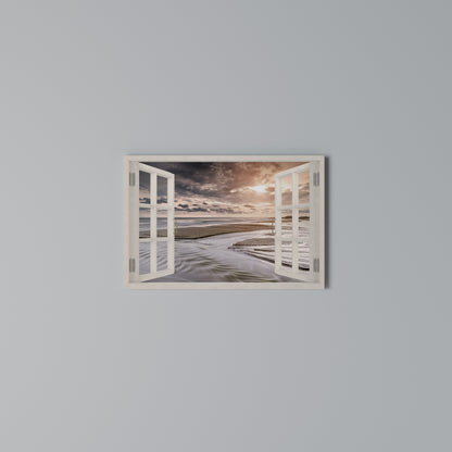 OPENING TO SERENITY Horizontal Canvas Print