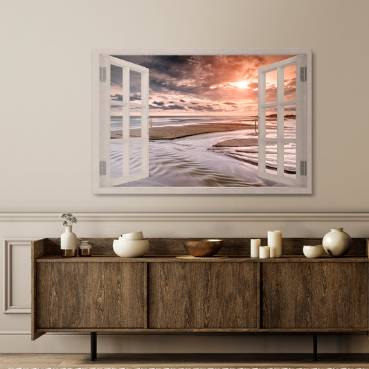 OPENING TO SERENITY Horizontal Canvas Print