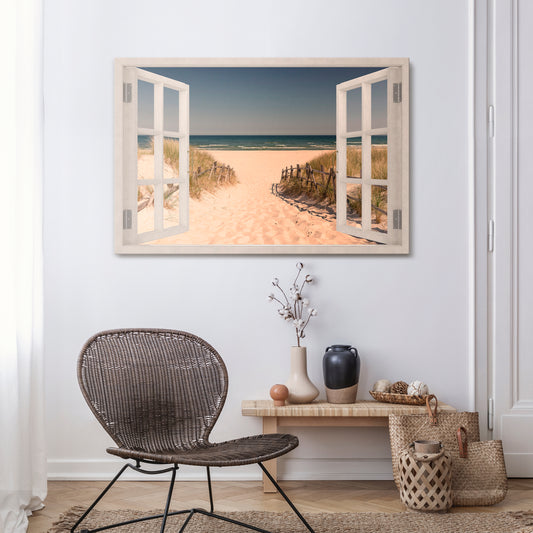 SANDY DREAMSCAPE Horizontal Canvas Print