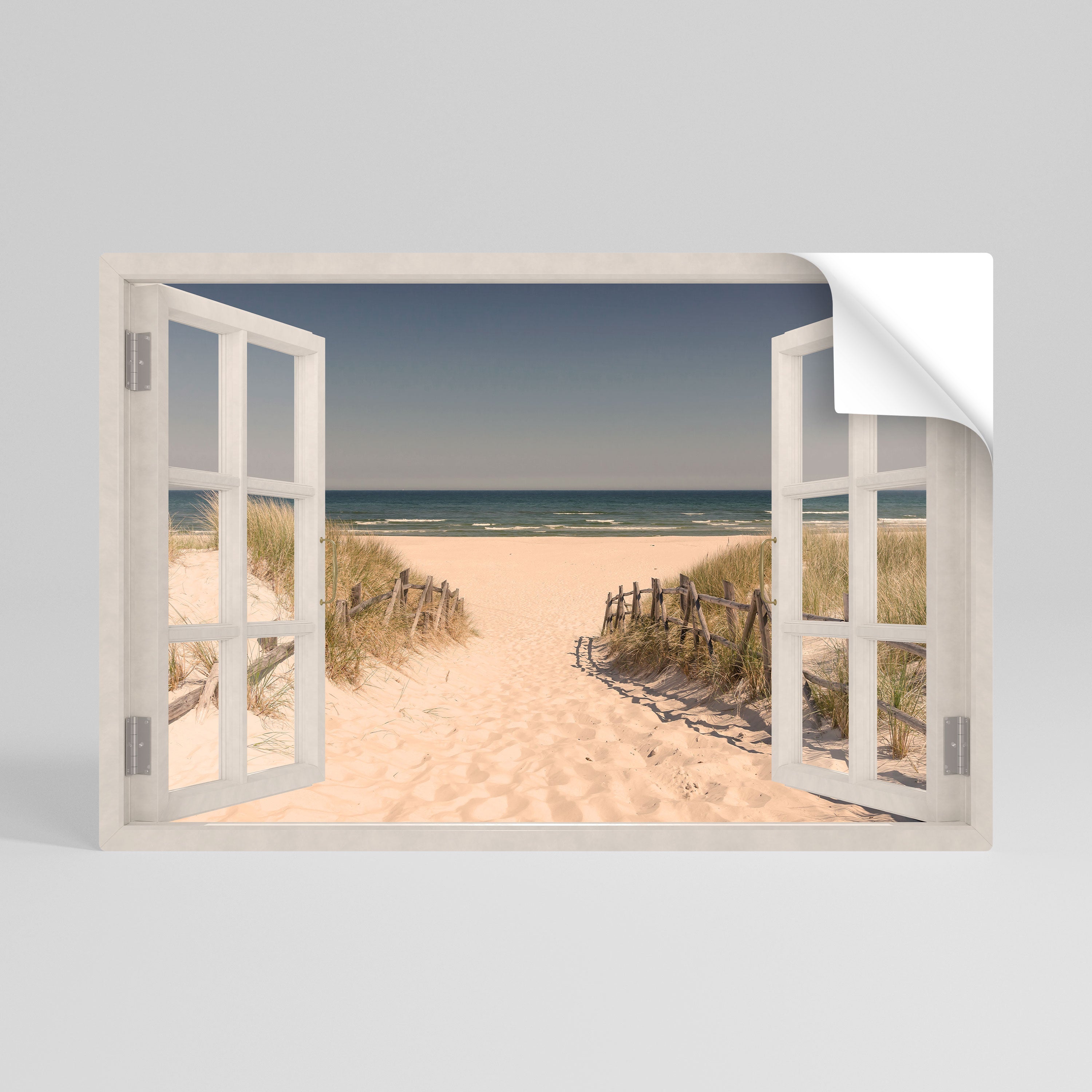 SANDY DREAMSCAPE Peel and Stick Horizontal Poster