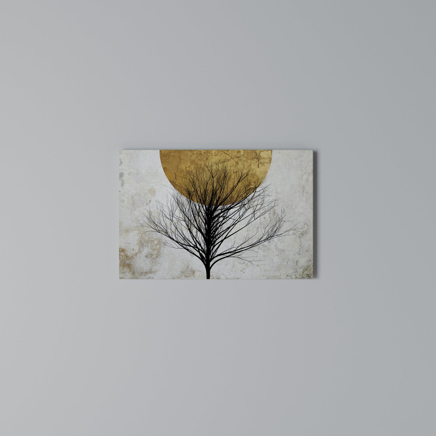 LONELY TREE Horizontal Canvas Print