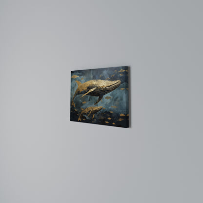 WHALE SONG SYMPHONY Horizontal Canvas Print