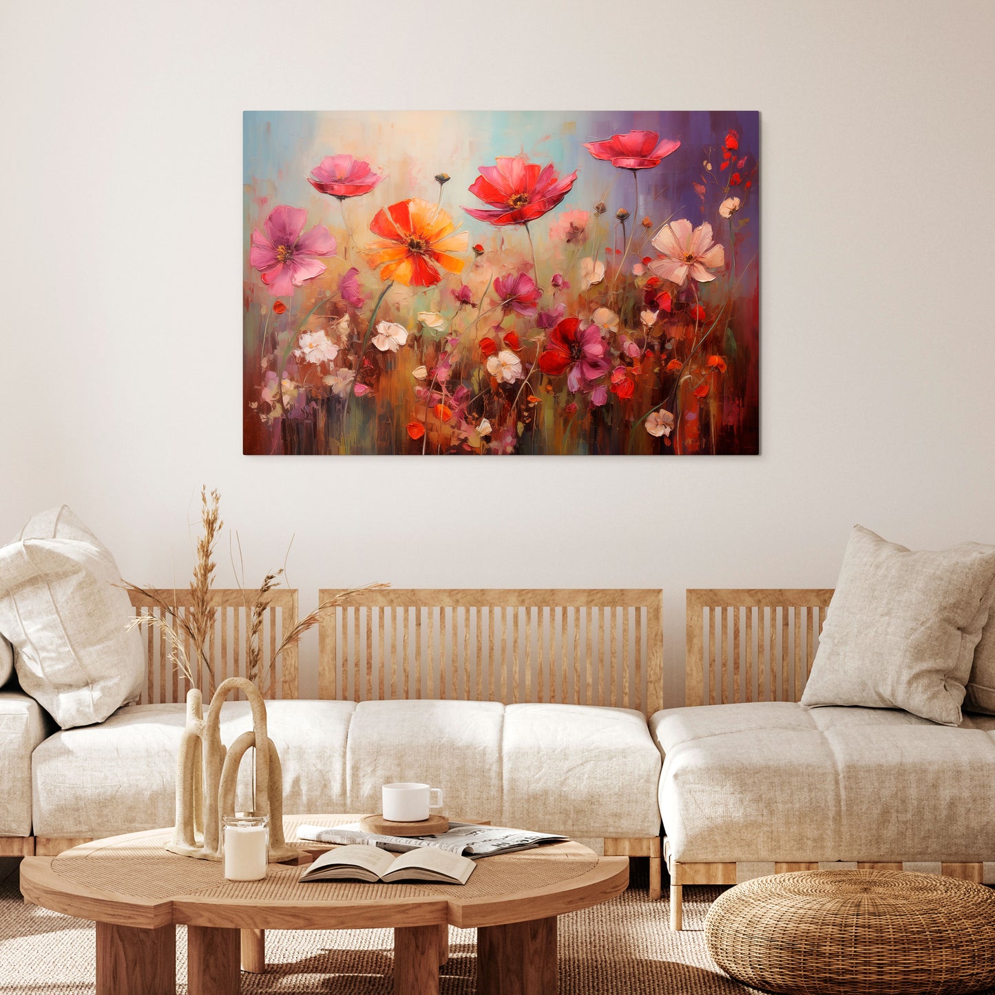 GARDEN DAYDREAM Horizontal Canvas Print