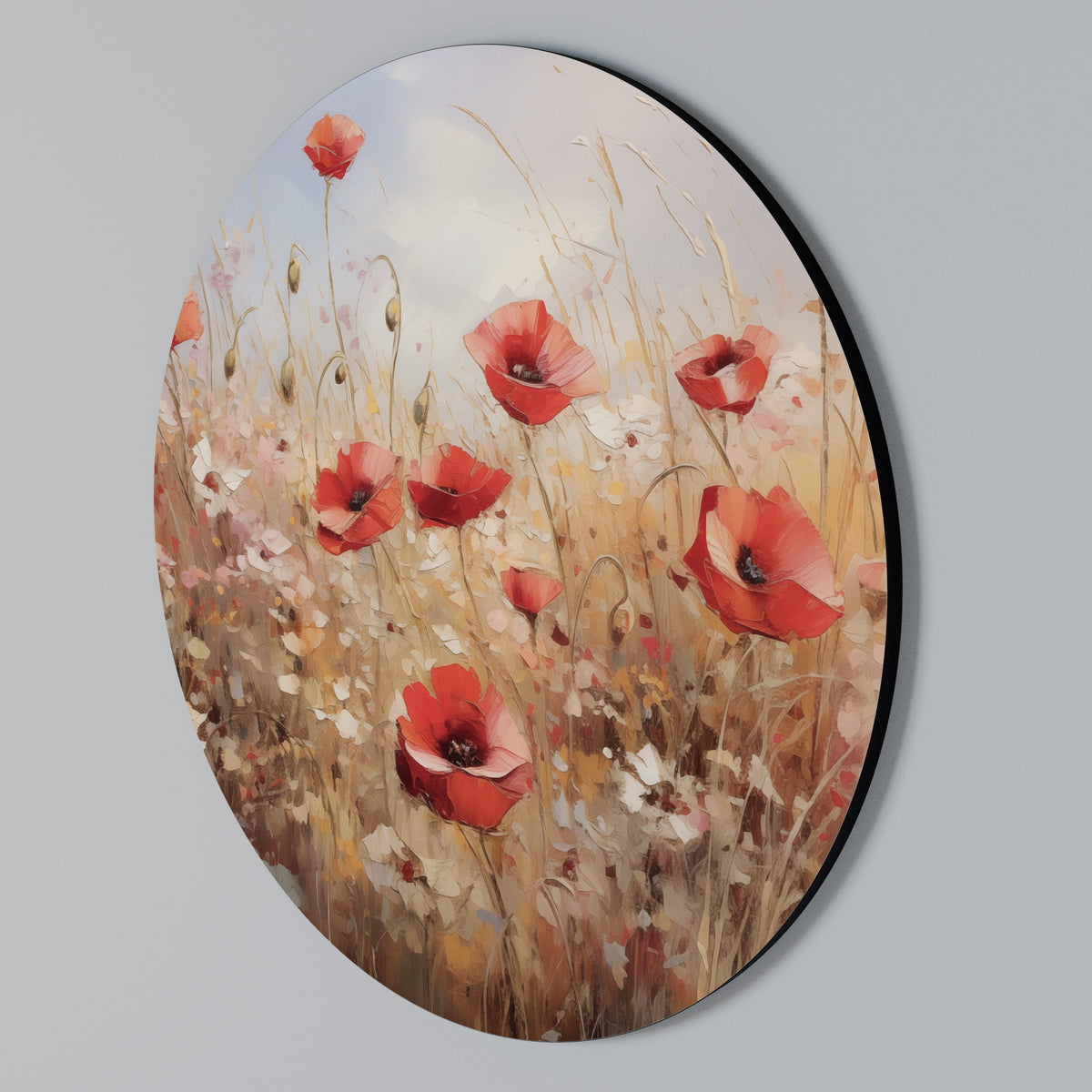 POPPY DREAMSCAPE Kulatá nástěnná dekorace