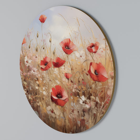 POPPY DREAMSCAPE Kulatá nástěnná dekorace