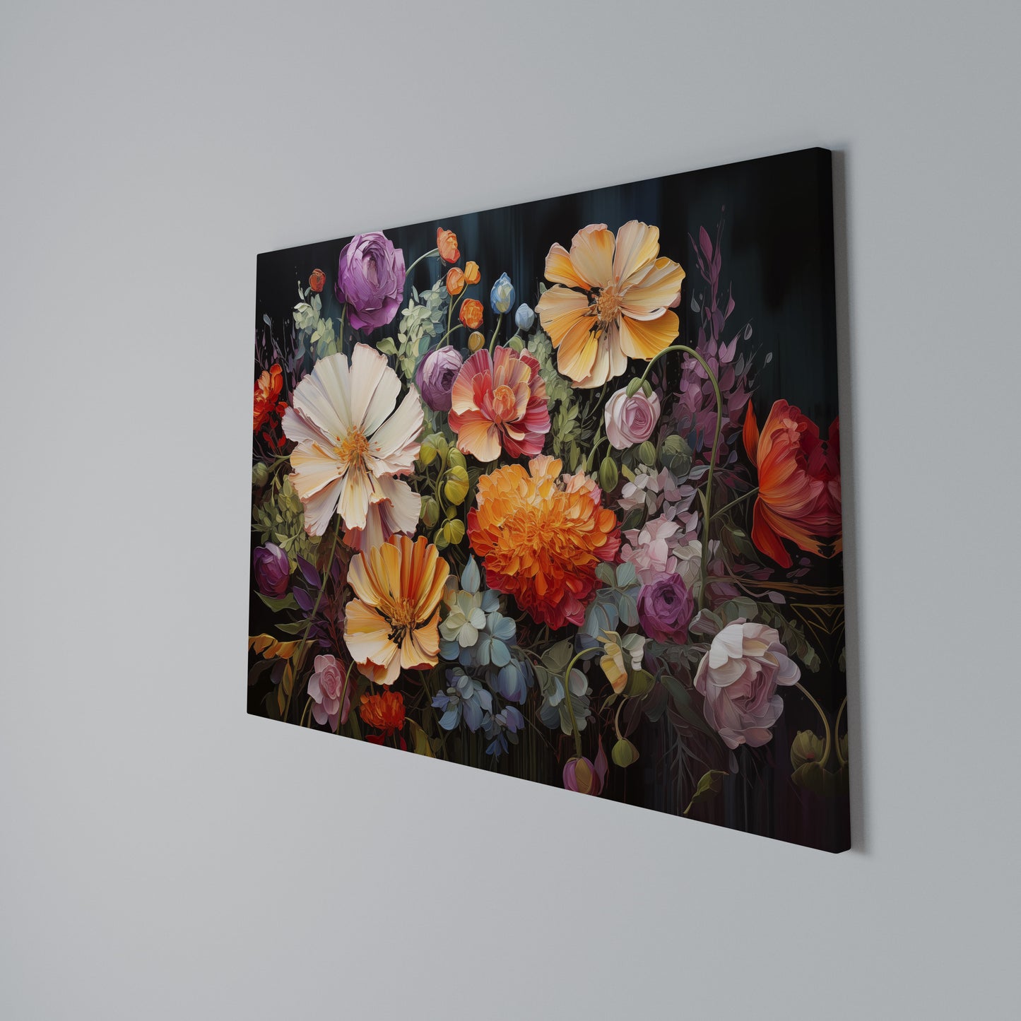 BLOOMING WILDERNESS Horizontal Canvas Print