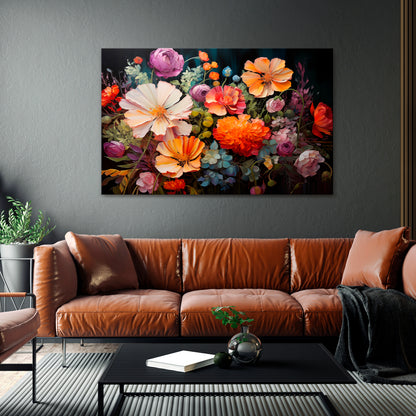 BLOOMING WILDERNESS Horizontal Canvas Print