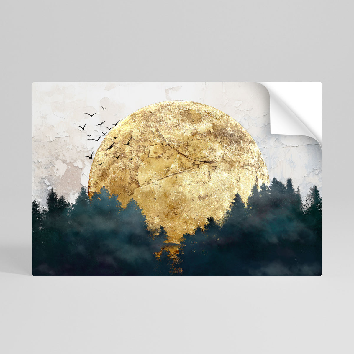 RISING MOON Vodorovný samolepicí plakát