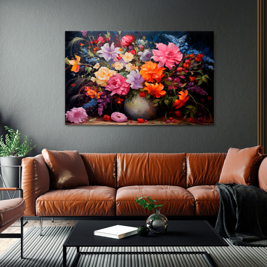 EUPHORIC BOUQUET Horizontal Canvas Print