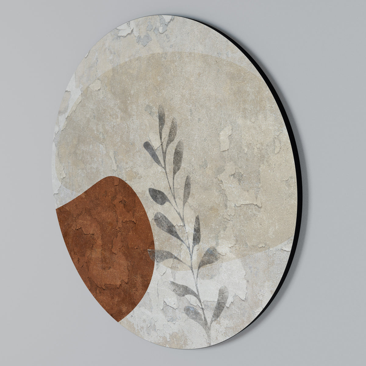 SINGLE SPRIG Kulatá nástěnná dekorace