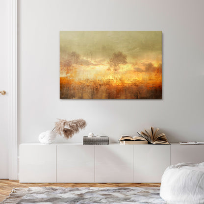 AMBER DREAMSCAPE Horizontal Canvas Print