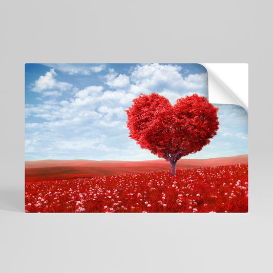 LOVE’S EMBRACE Vodorovný samolepicí plakát